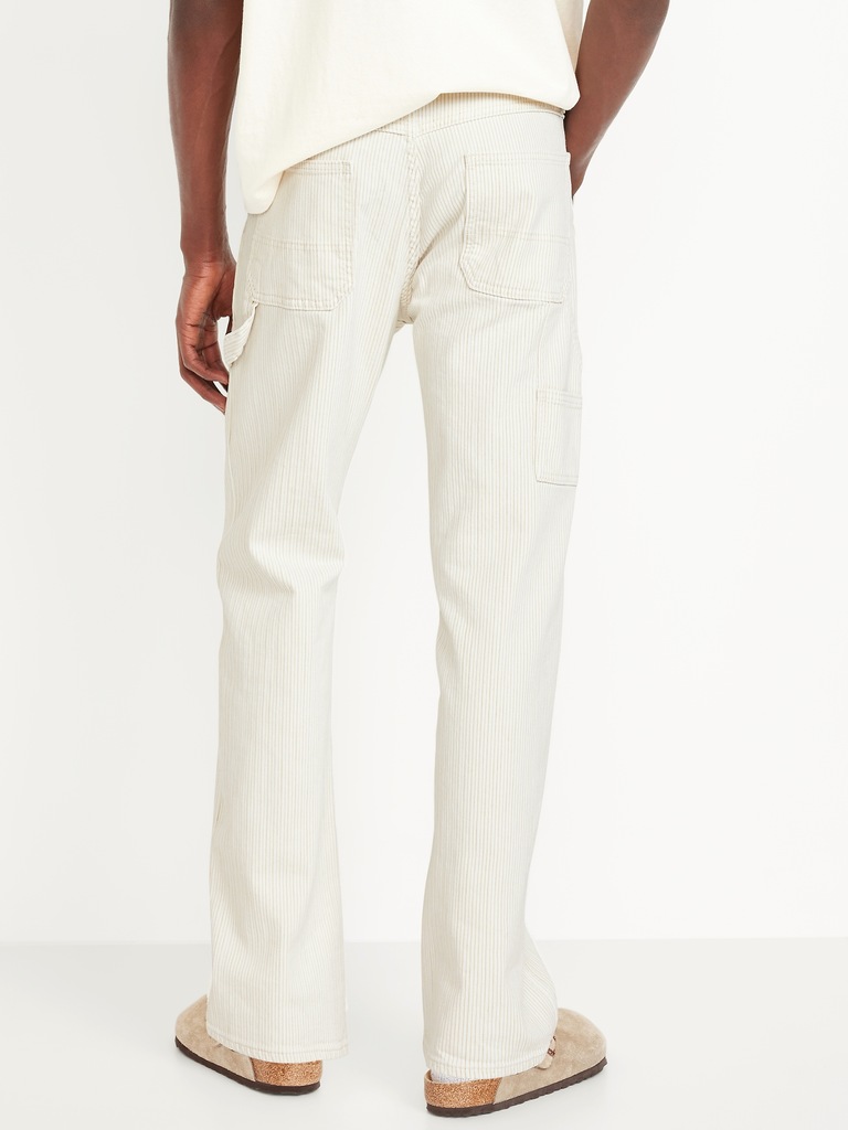 90’s Straight Striped Carpenter Jeans