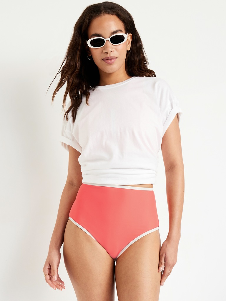 High-Waisted Matte Surf Bottoms