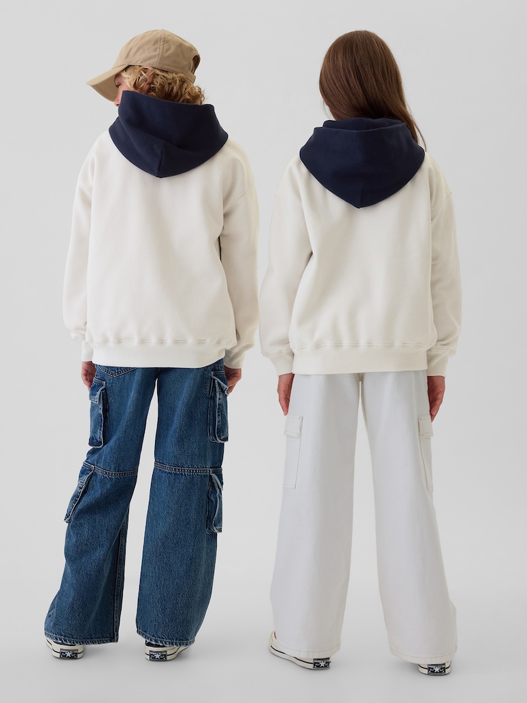 Kids VintageSoft Varsity Hoodie