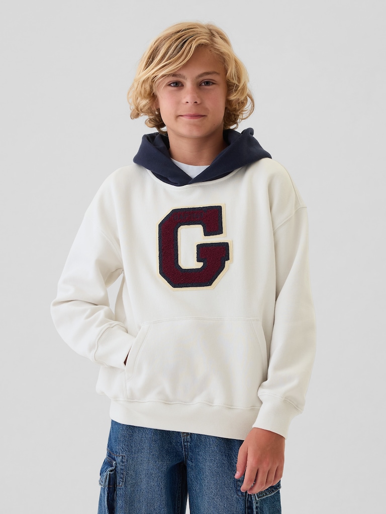 Kids VintageSoft Varsity Hoodie