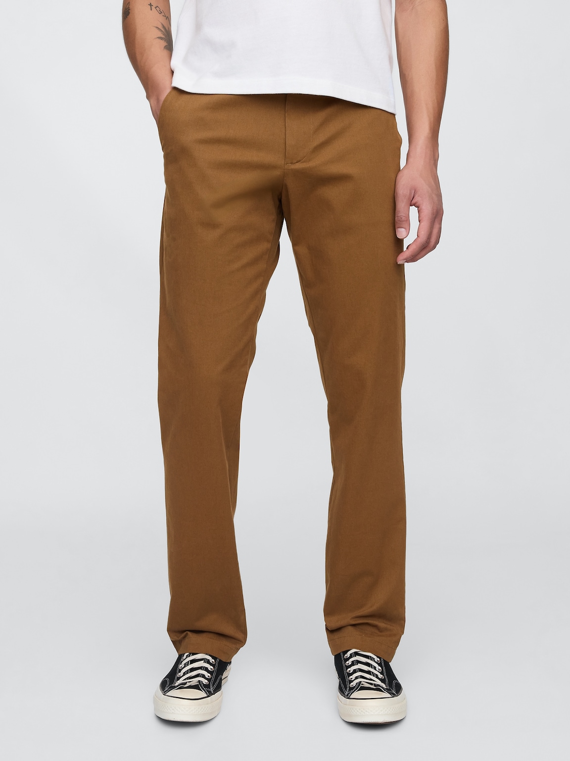 Modern Straight Khakis