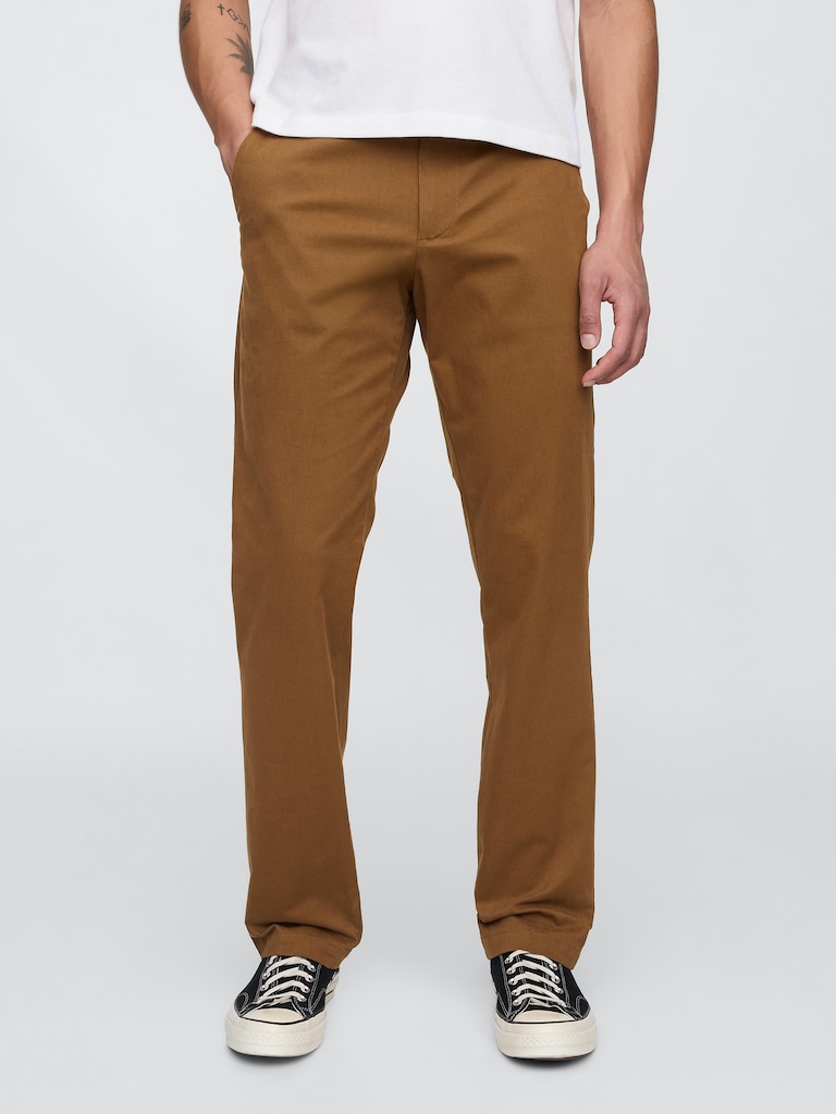 Modern Straight Khakis