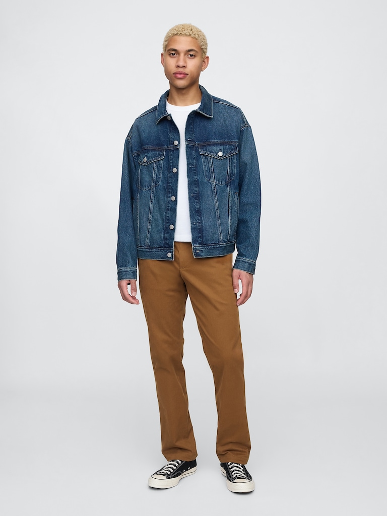Modern Straight Khakis