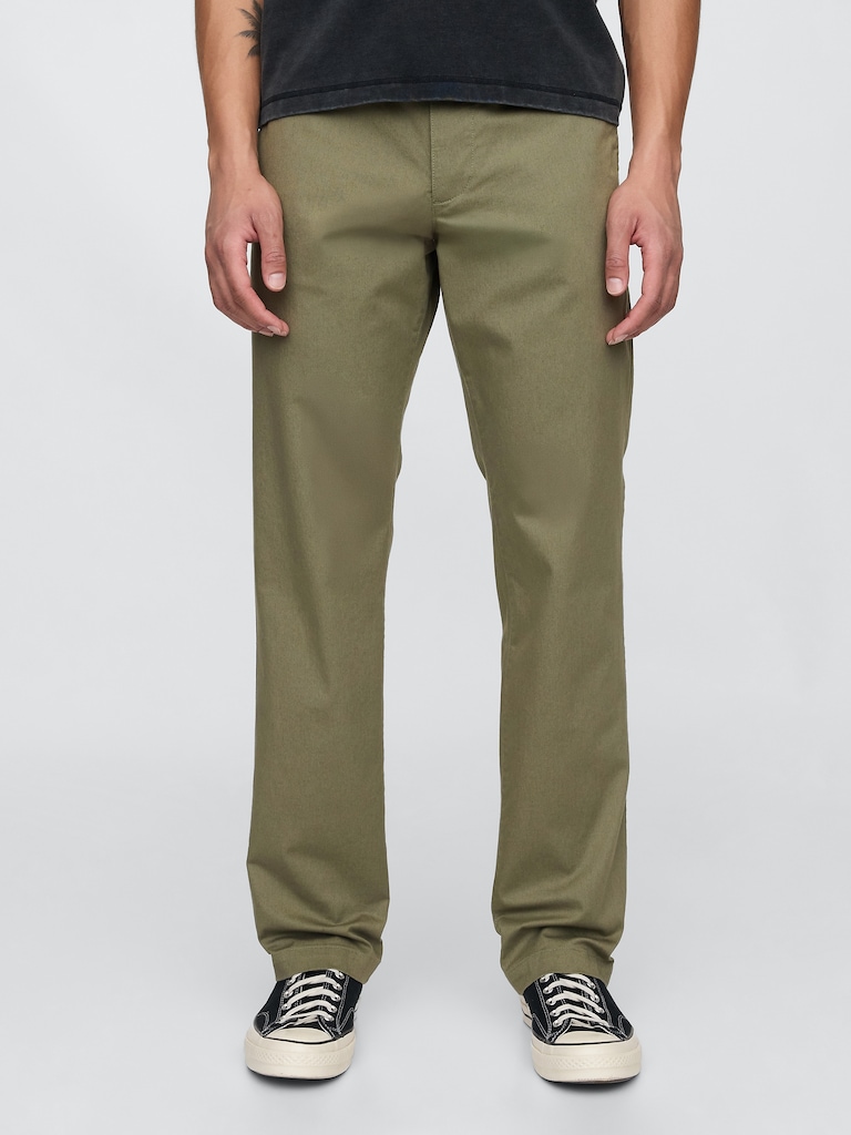 Modern Straight Khakis