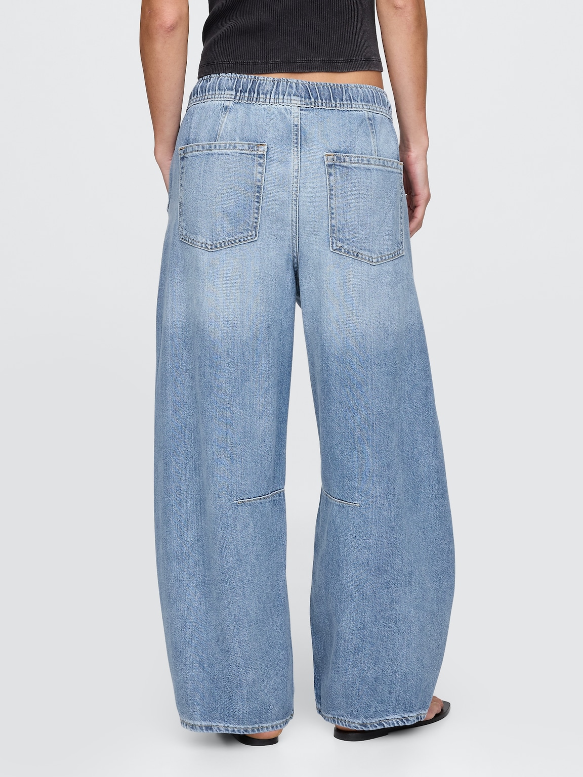 Mid Rise UltraSoft Easy Horseshoe Jeans