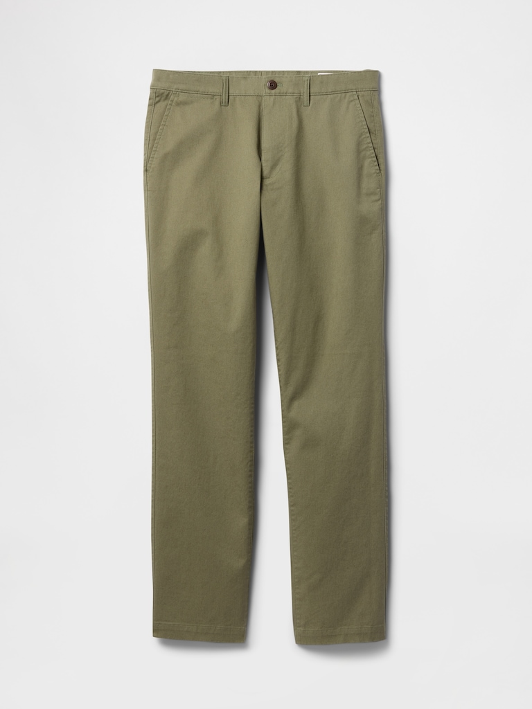 Modern Straight Khakis