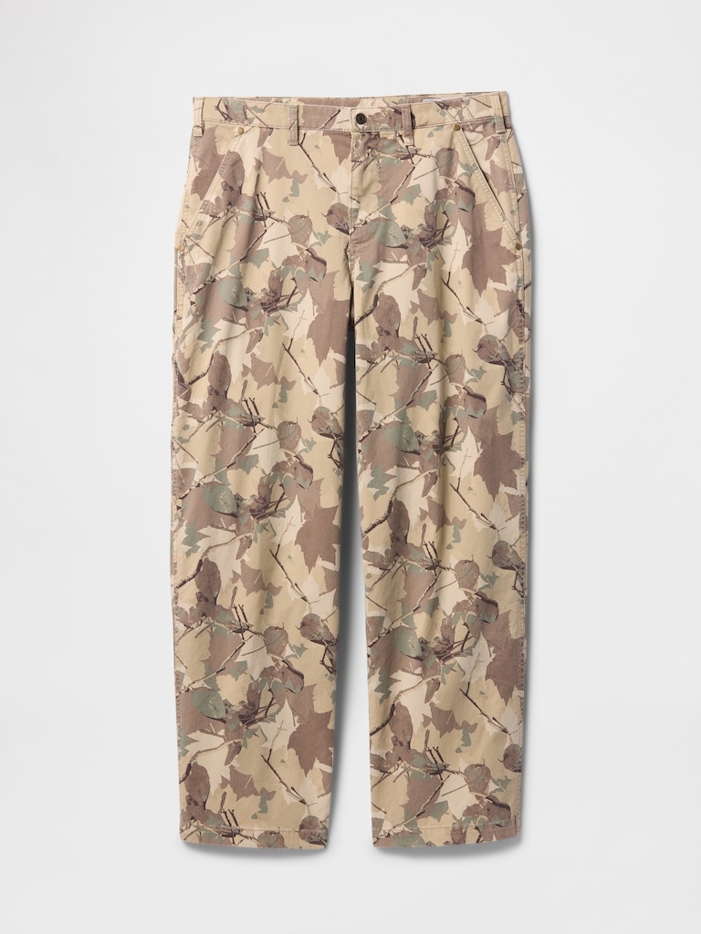 Twill Camo Utility Khakis