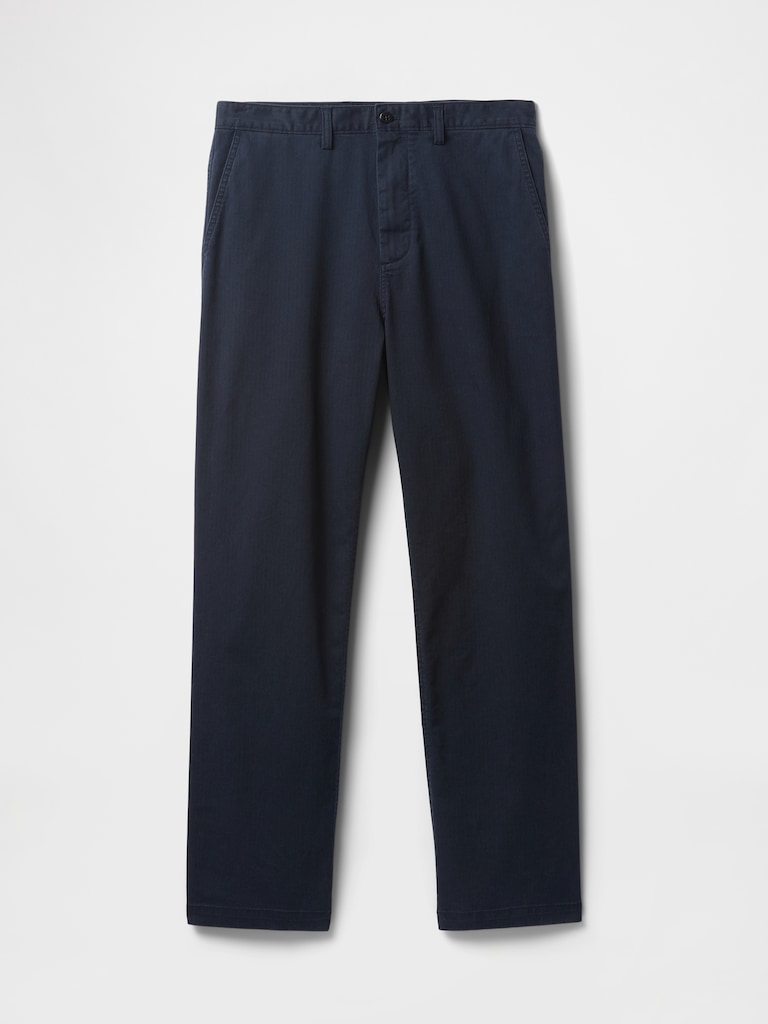 Modern '90s Loose Herringbone Khakis