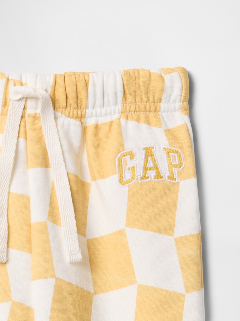 babyGap Print Logo Pull-On Joggers
