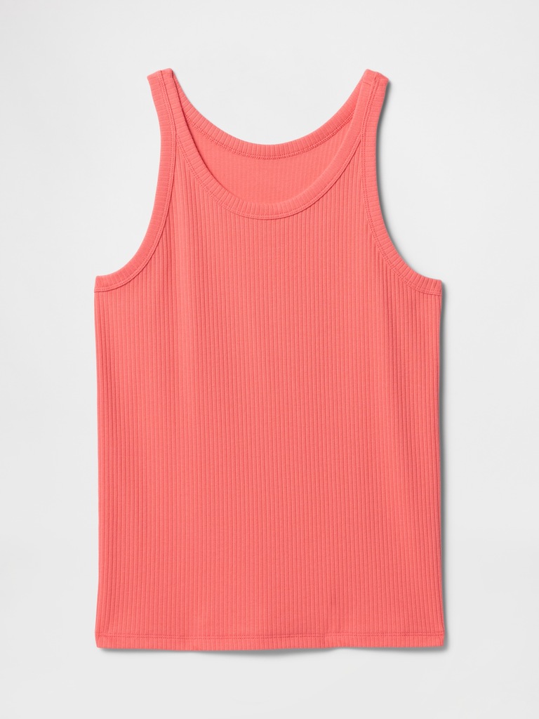 Ribbed Scoopneck Tank Top