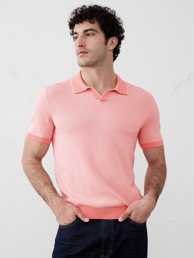 Birdseye Stitch Polo