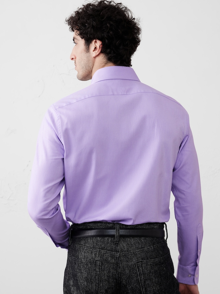 Slim-Fit Dobby Dress Shirt