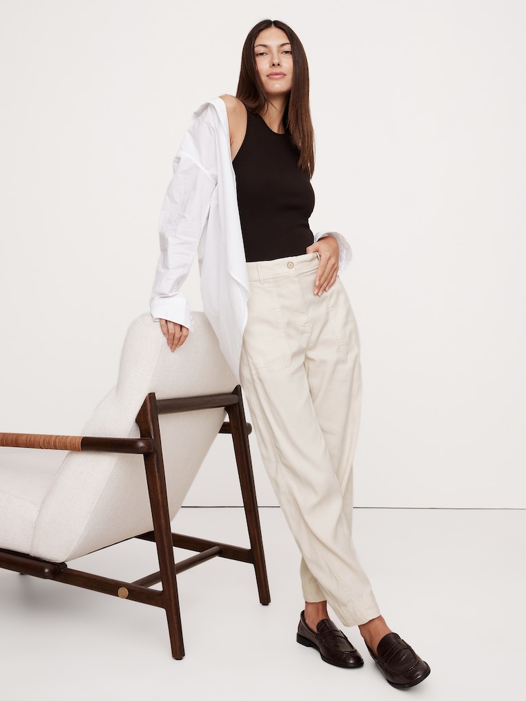 Super-Soft Soma High-Rise Barrel Pant