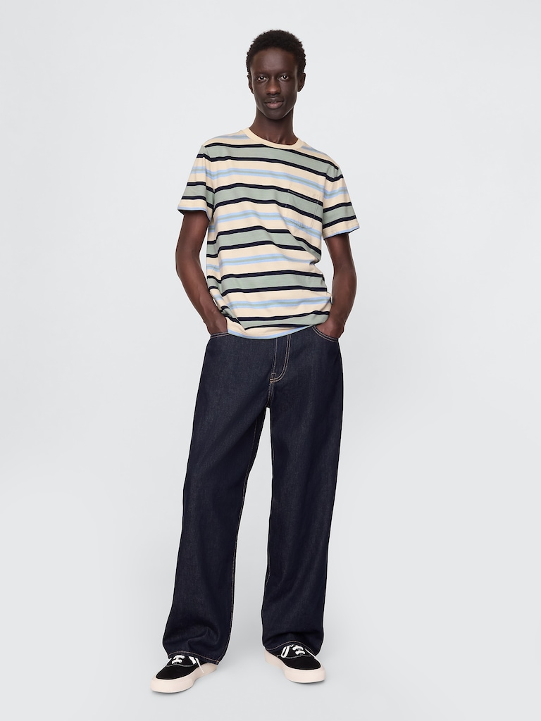 Adult Organic Cotton Pocket T-Shirt