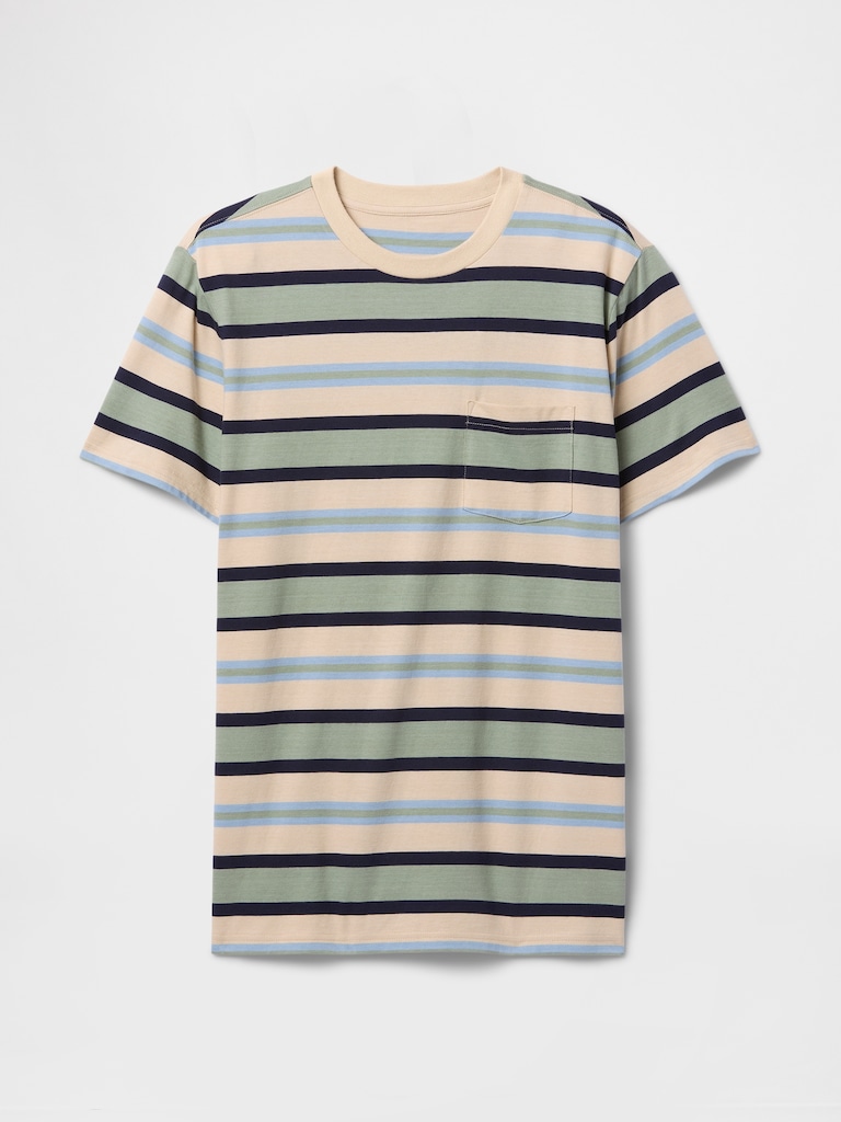 Adult Organic Cotton Pocket T-Shirt