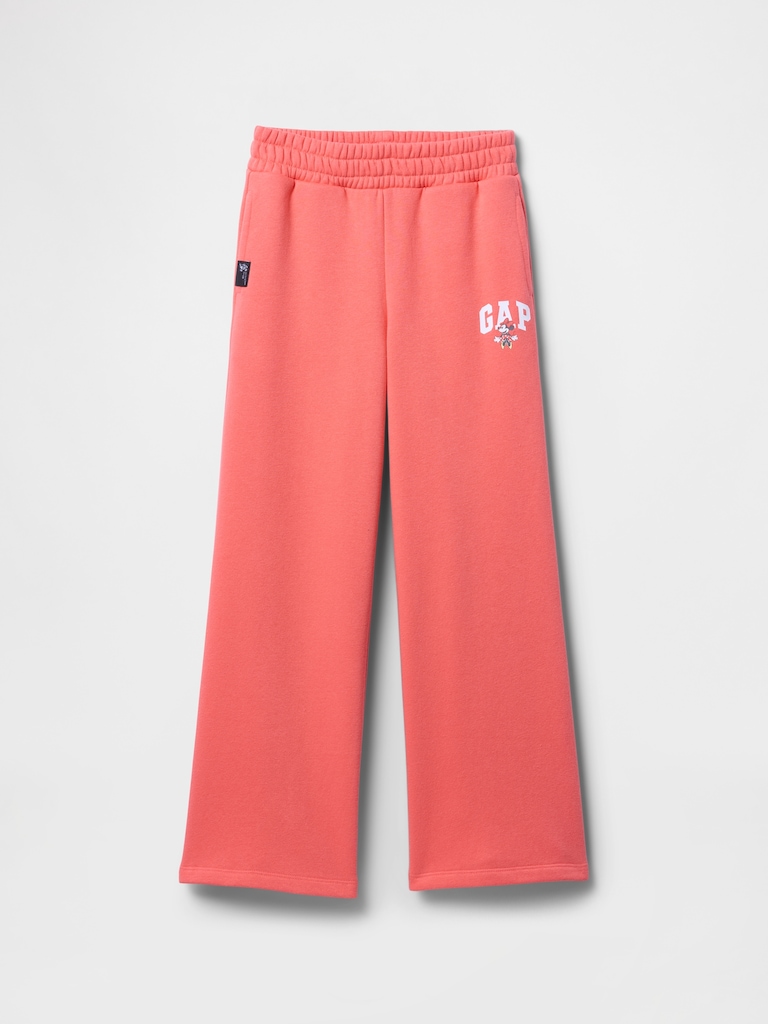 GapKids × Disney Minnie Mouse Relaxed Wide-Leg Sweatpants