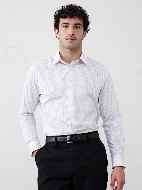 Men's Slim Fit Dress Shirts | Banana Republic Factory