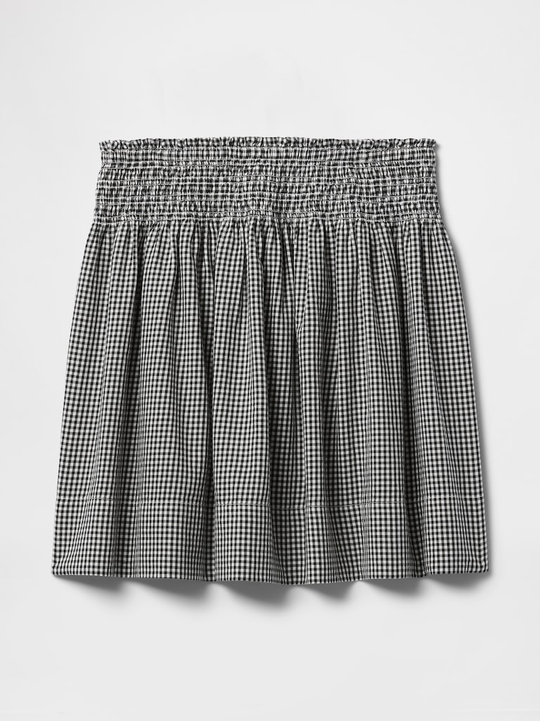 Smocked Mini Skirt