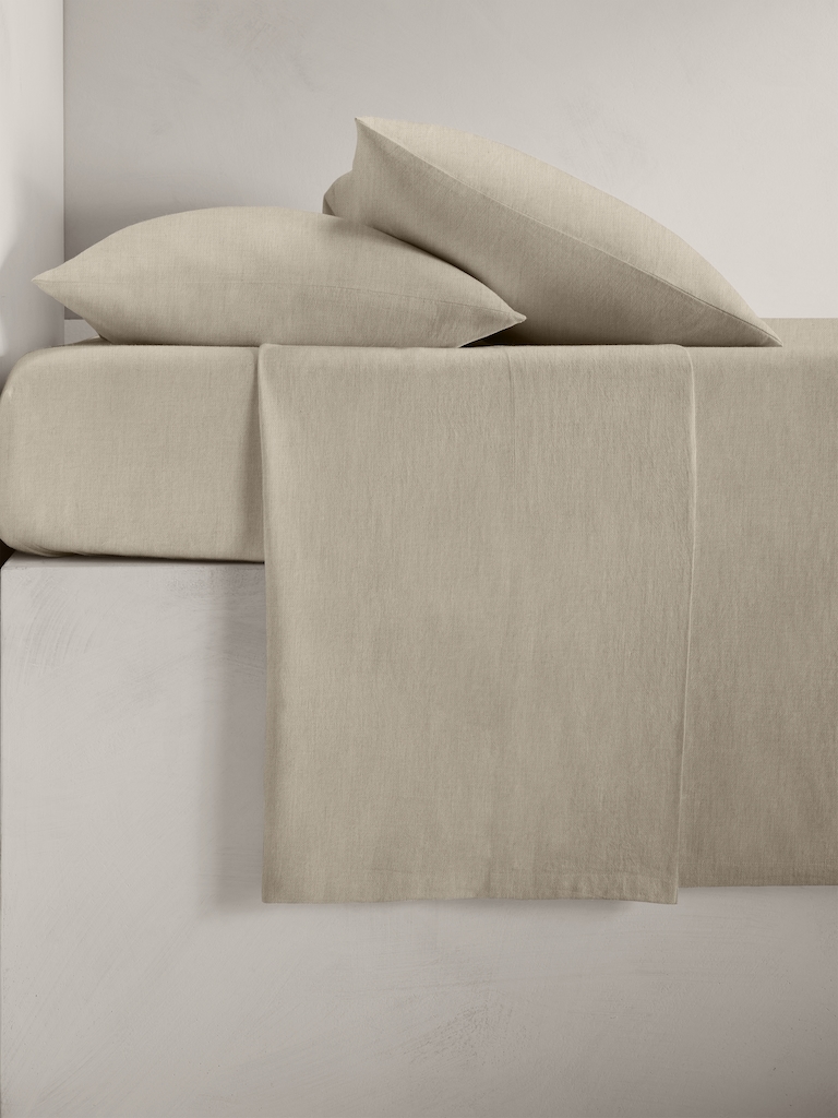Cotton-Cashmere-Silk Flat Sheet