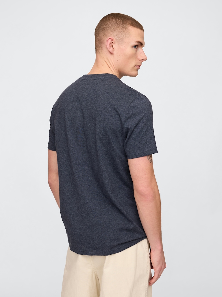Adult Organic Cotton Pocket T-Shirt