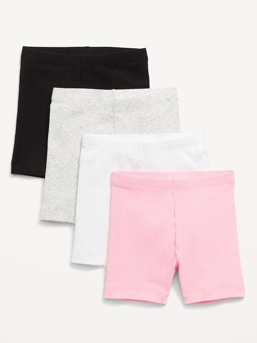 Generic 4-Pack Jersey-Knit Biker Shorts for Toddler Girls on clearance at Old Navy — 53% off