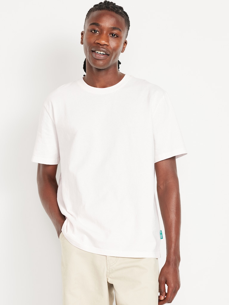 T-shirt ras du cou court en tissu épais 1994