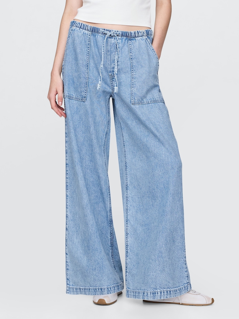 Mid Rise UltraSoft Easy Baggy Jeans
