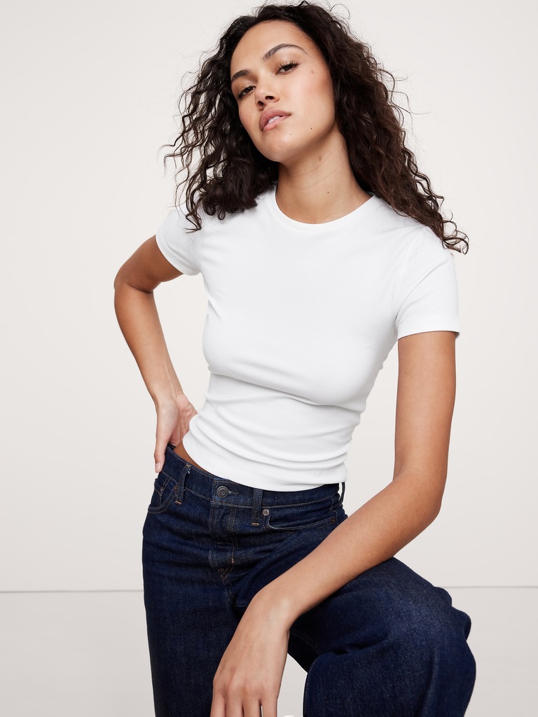 Refined Cropped Baby T-Shirt