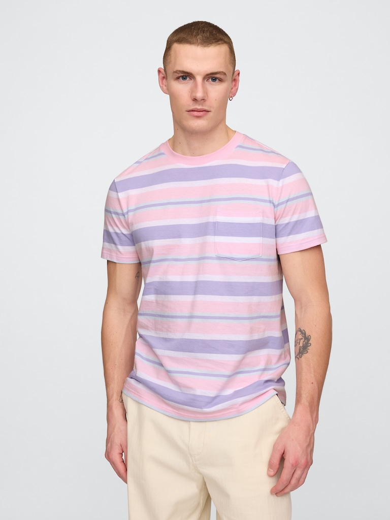 Adult Organic Cotton Pocket T-Shirt