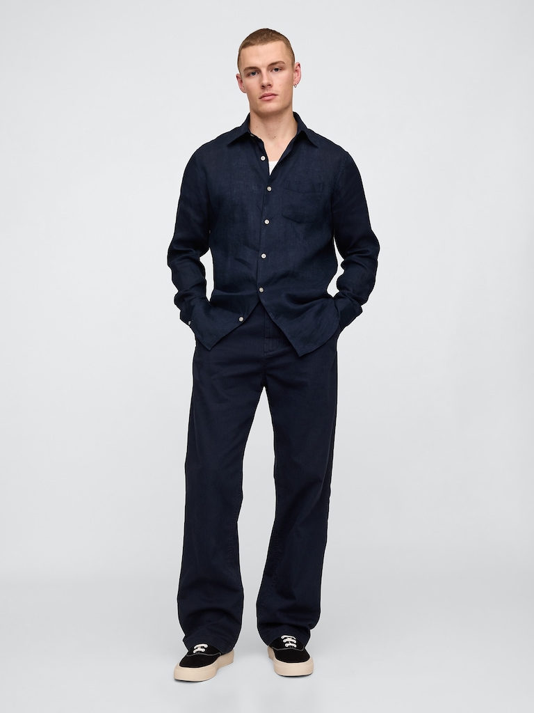 100% Linen Classic Shirt