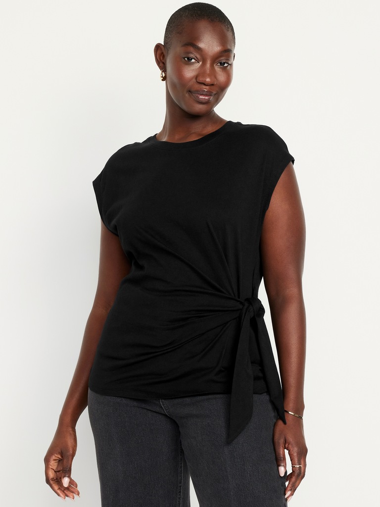 Haut passe-partout noué sur le côté