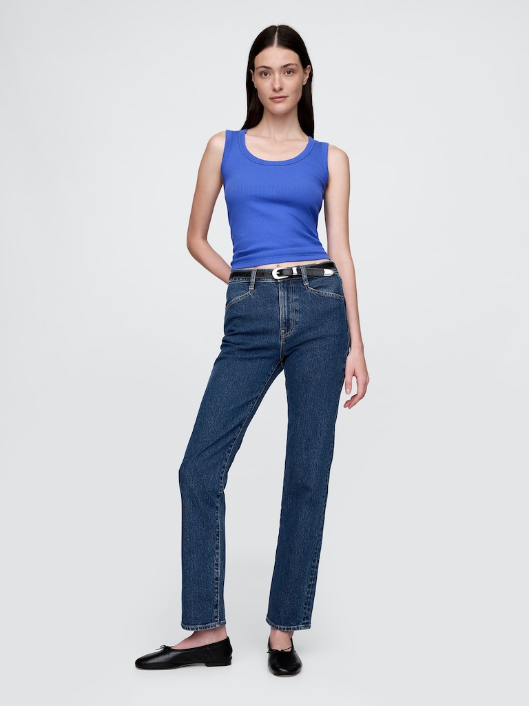 High Rise '90s Slim Straight Jeans