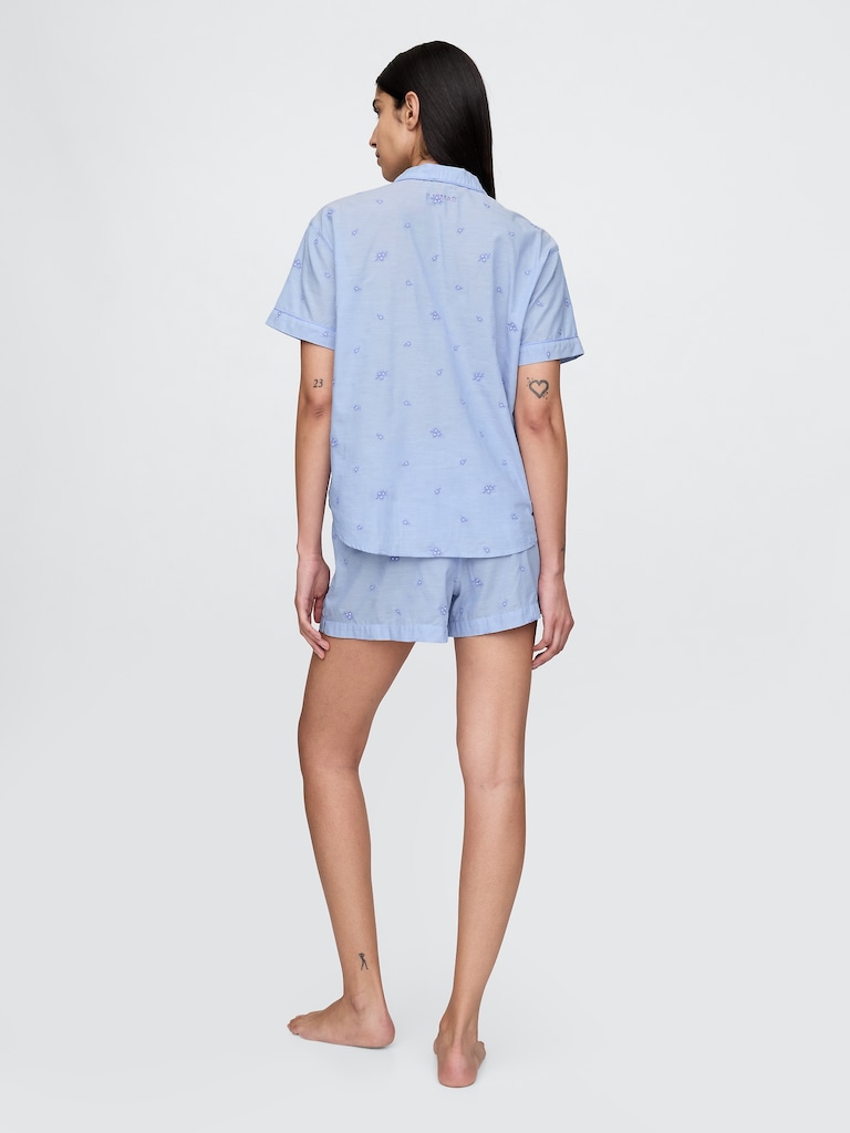Embroidered PJ Boxer Shorts