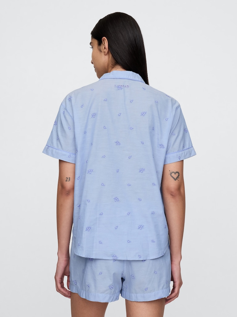 Embroidered PJ Shirt