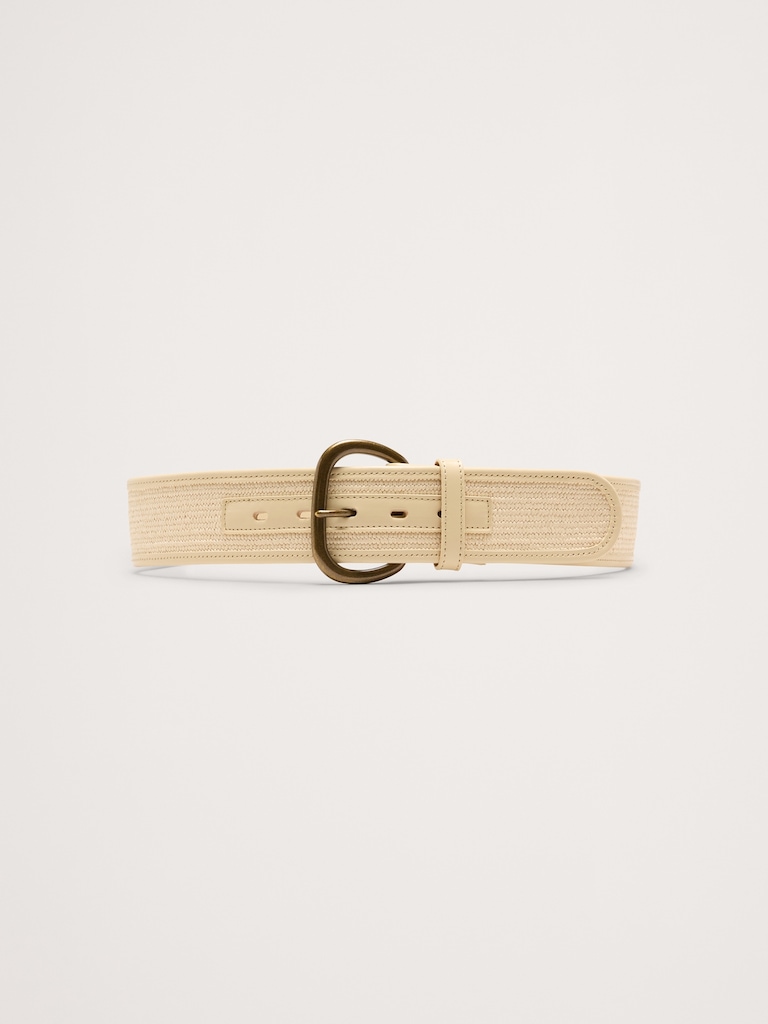 Stretch-Woven Waist Belt