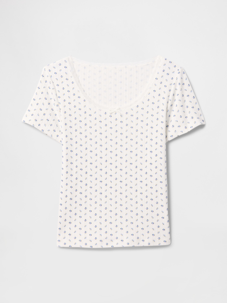 Pointelle PJ Top