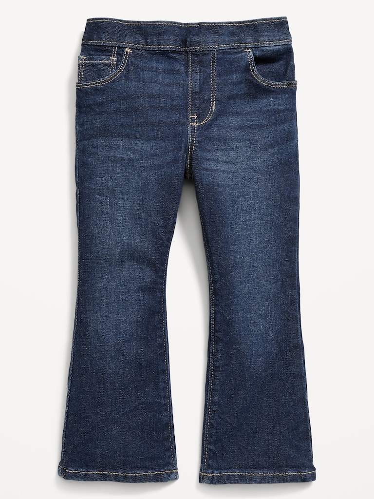 Wow High-Waisted Flare-Leg Pull-On Jeans for Toddler Girls