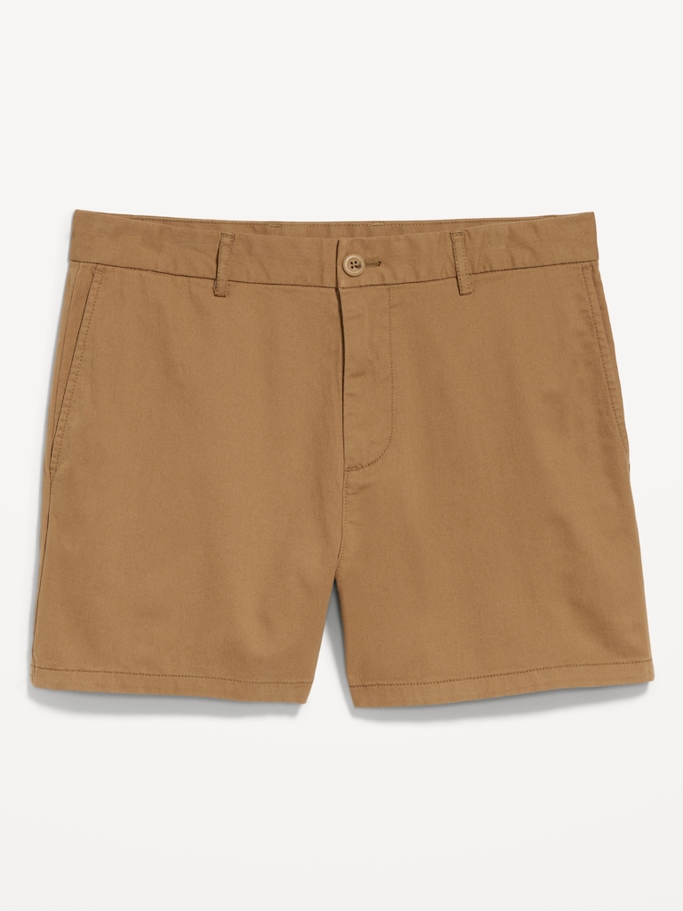 Slim Built-In Flex Rotation Chino Shorts -- 5-inch inseam