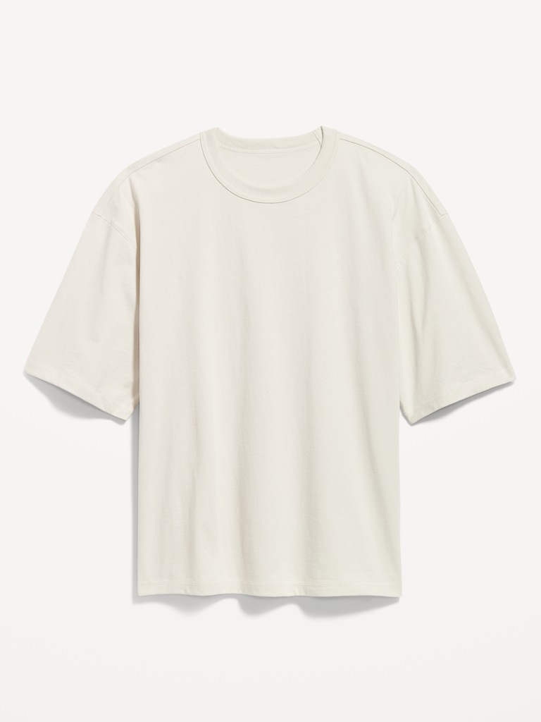 Garment-Dyed Cropped T-Shirt