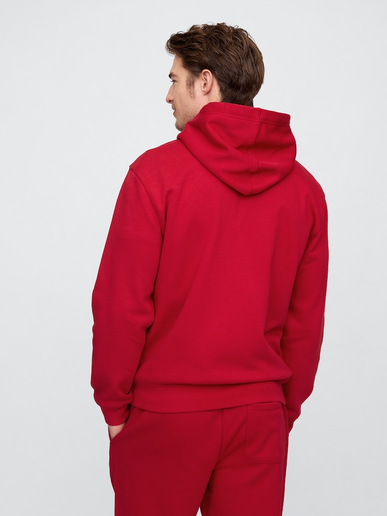 Relaxed Gap Logo Zip Hoodie