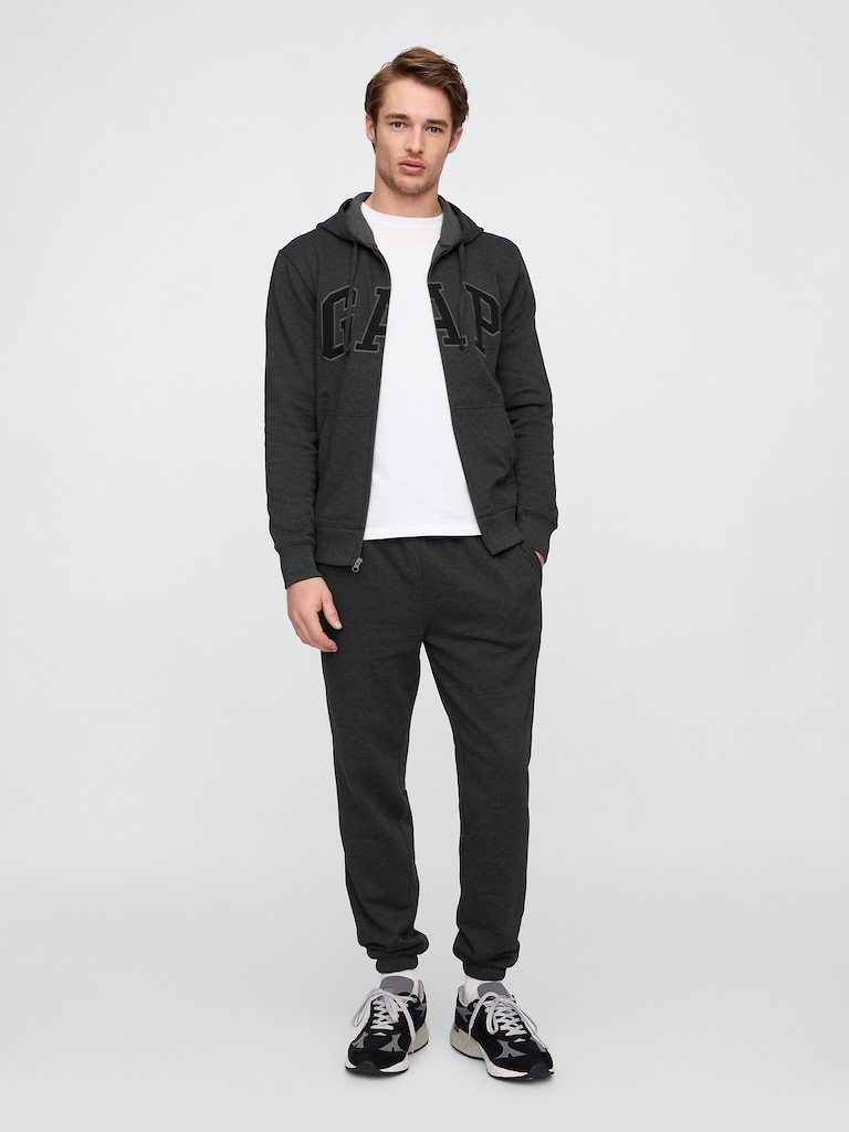 Relaxed Gap Logo Zip Hoodie