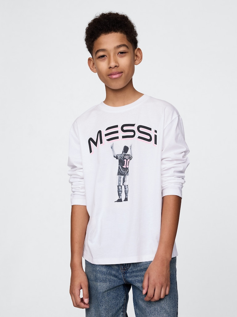 Kids Messi Graphic T-Shirt