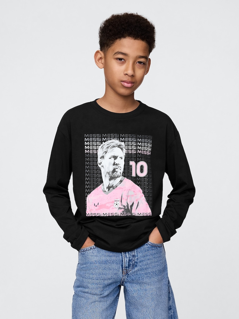 Kids Messi Graphic T-Shirt