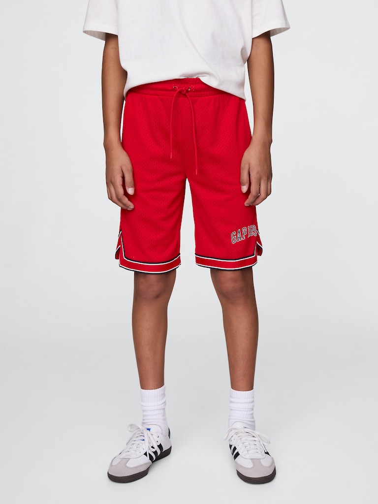 Kids GapFit 8.5" Mesh Pull-On Shorts
