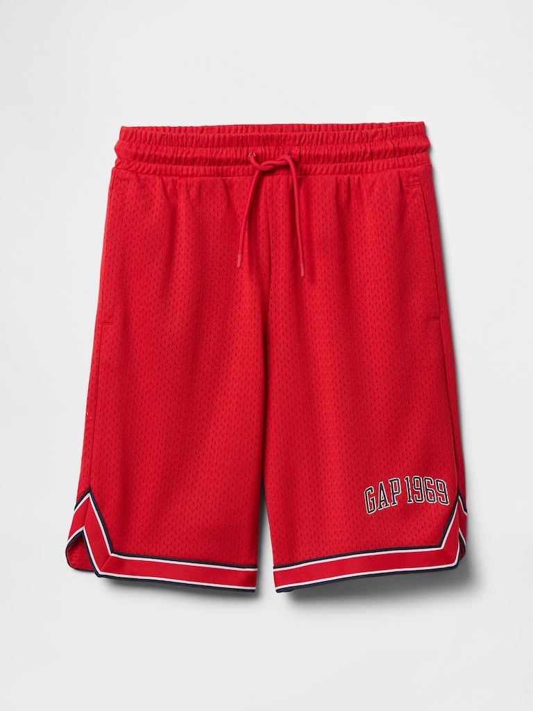 Kids GapFit 8.5" Mesh Pull-On Shorts