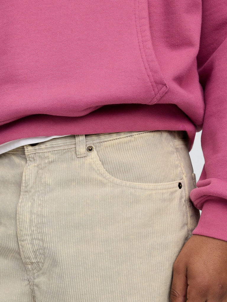 Washed Corduroy Shorts