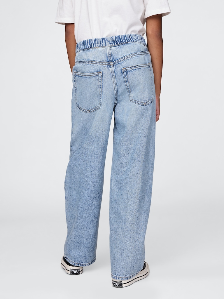 Kids UltraSoft Pull-On Baggy Jeans