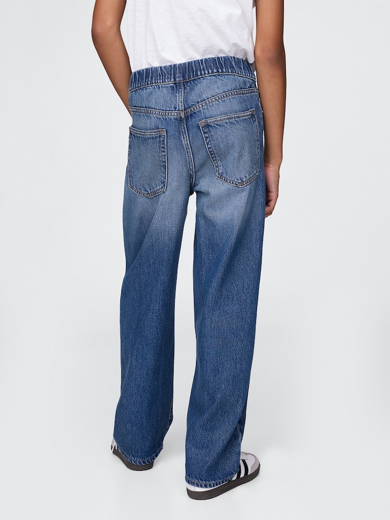 Kids UltraSoft Pull-On Baggy Jeans