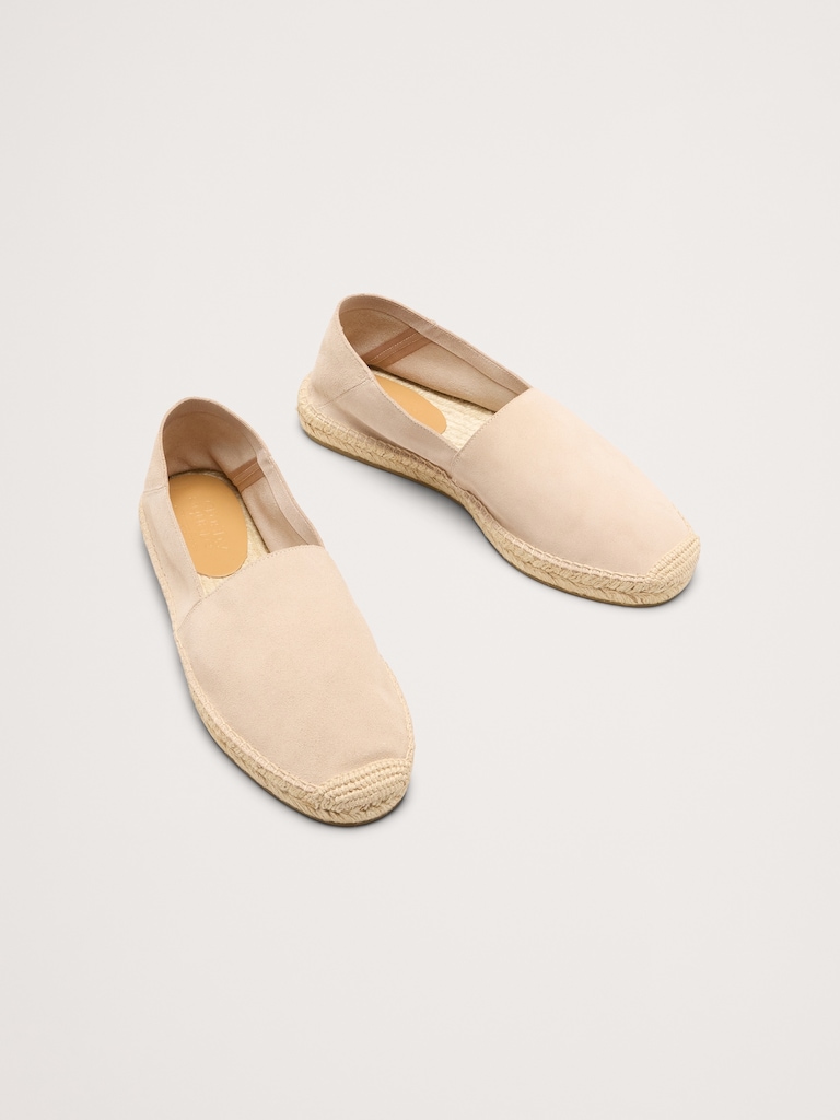 Suede Espadrille Shoe