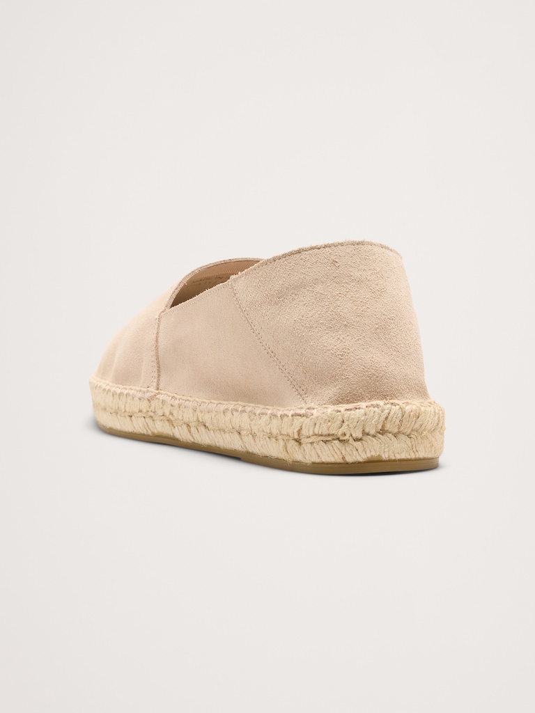 Suede Espadrille Shoe